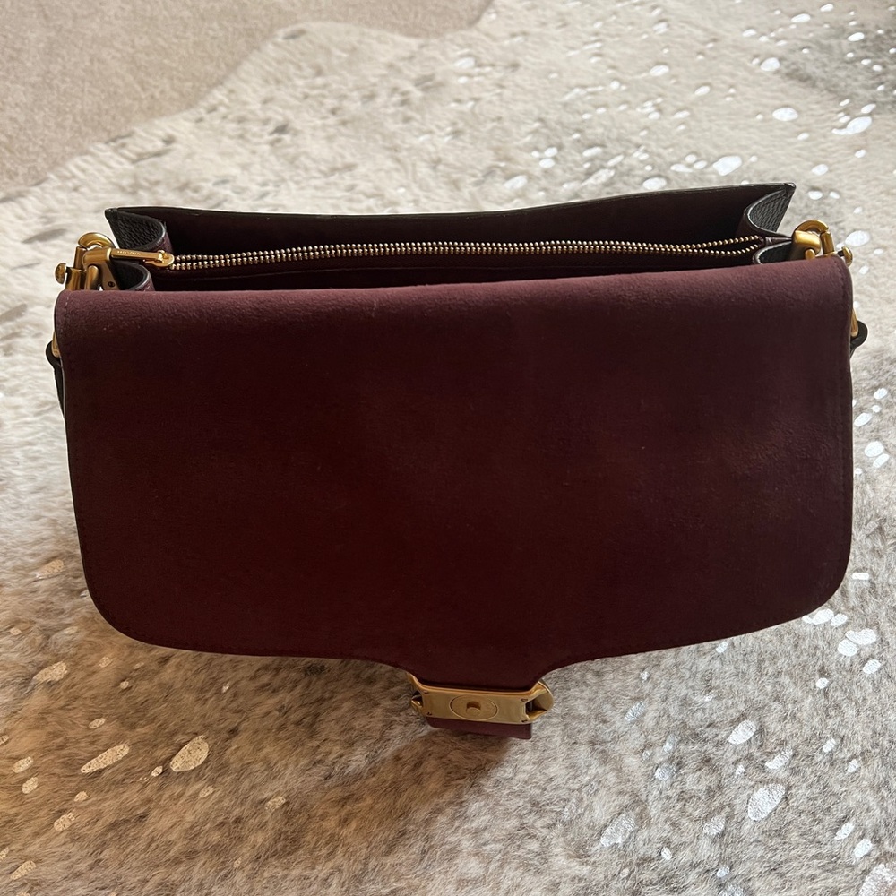 Coach saddle bag in black. - Picture 6 of 6